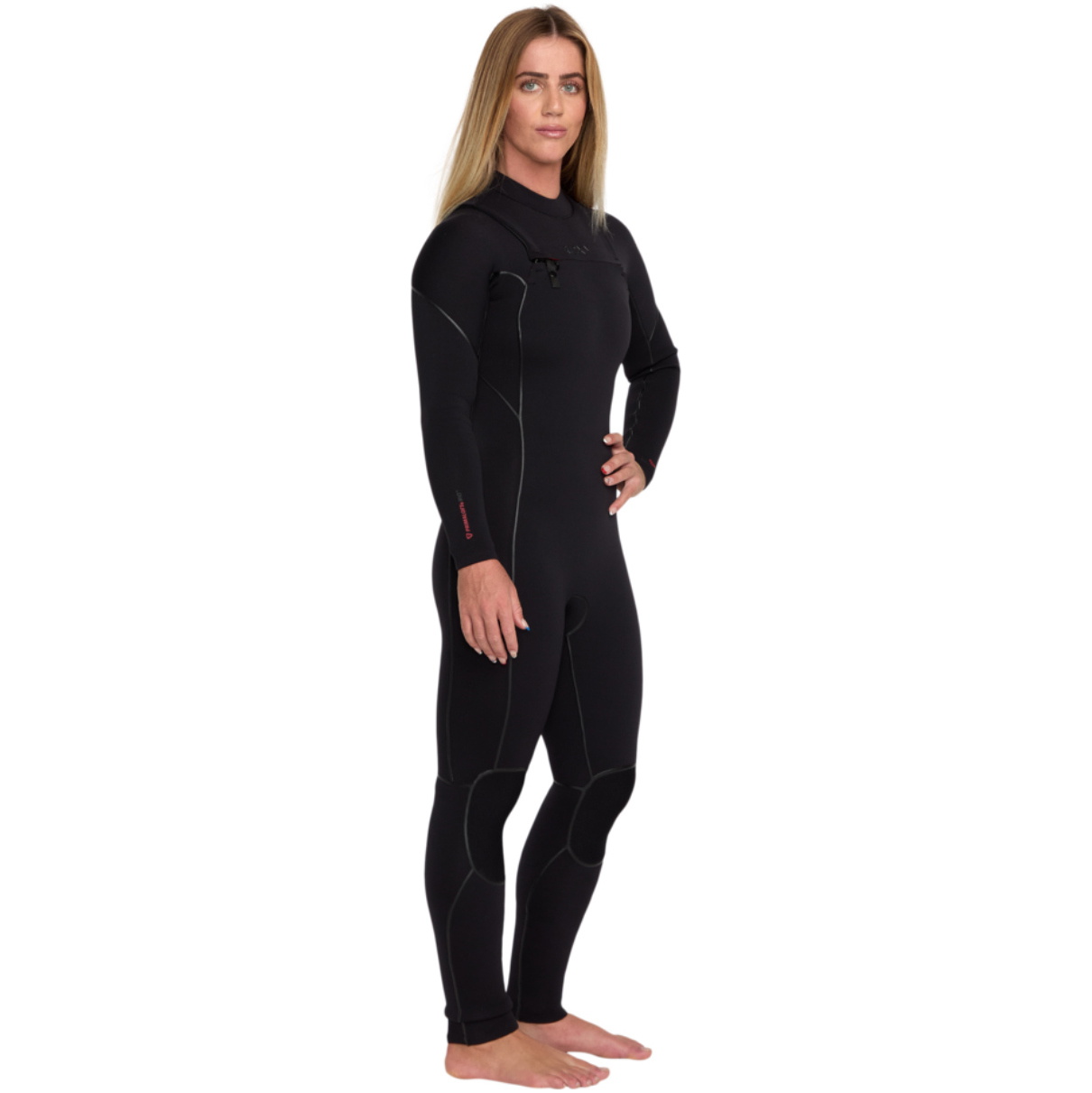 Roupa De Mergulho Feminina Roxy Elite Xtra Warm 4/3mm Chest Zip Modelo 26BW213501 - Black